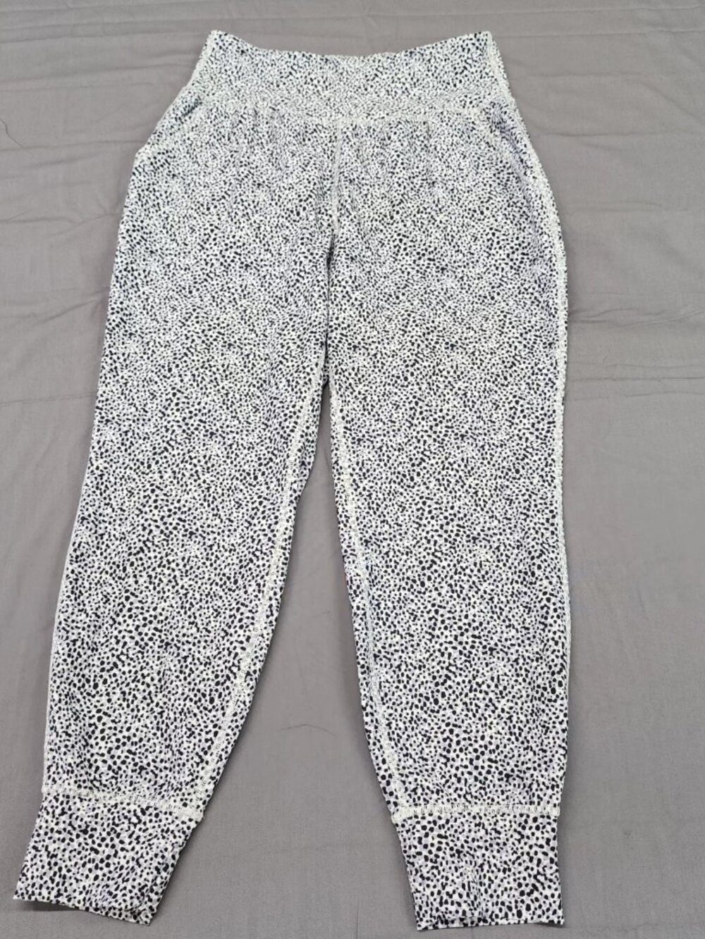 Old Navy Active Powersoft High Rise Jogger Leggings Womens L Black White